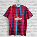 Hot The 3D-printed Breathable Jerseys of The 93-95 Aston Villa Home Game Are Suitable for Both Men and Women