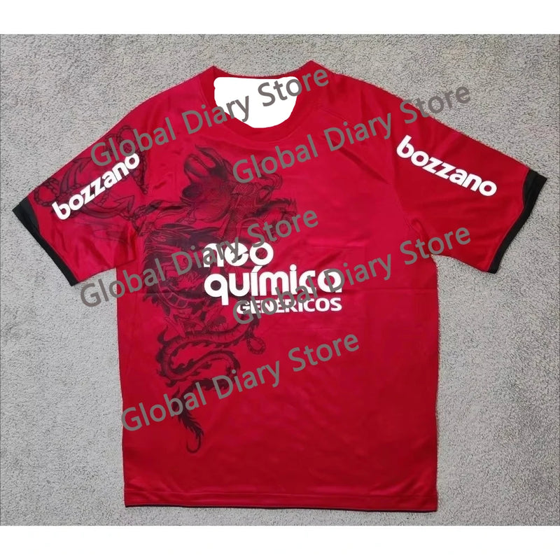 2026 New Corinthians 3D Printed Retro Red Football Shirt Street  Casual Quick Drying, Breathable and Comfortable Men's T-shirt