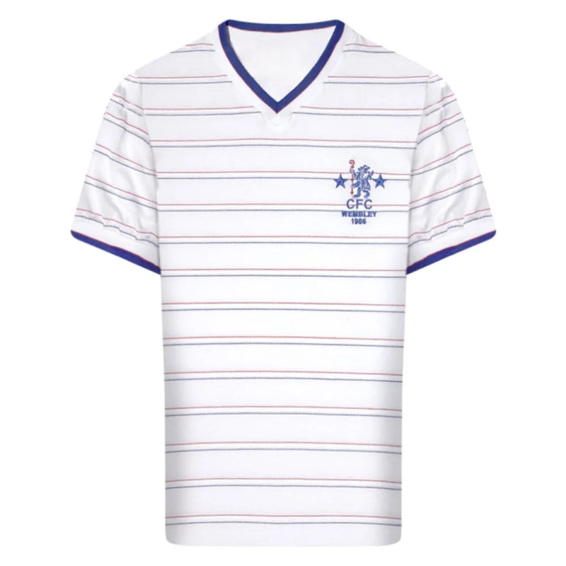 1986 Chelsea Full Members Cup Final Retro Shirt Quick Drying, Breathable and Comfortable Men's Jersey