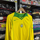 Camisa Brasil Manga Longa 2004